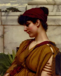 Una bellezza classica di profilo